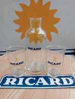 Ricard glazen 25 CL en glazen waterkan, Ophalen of Verzenden, Nieuw, Waterglas