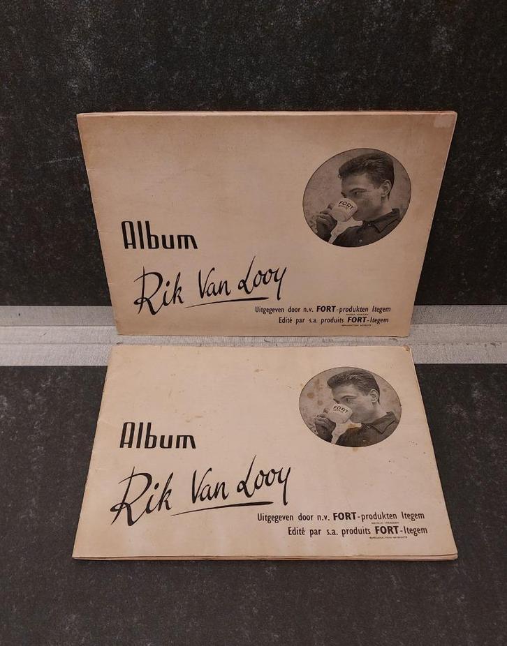 2x Album Rik Van Looy - Volledig & onvolledig - Fort Itegem, Boeken, Prentenboeken en Plaatjesalbums, Gelezen, Plaatjesalbum, Ophalen of Verzenden