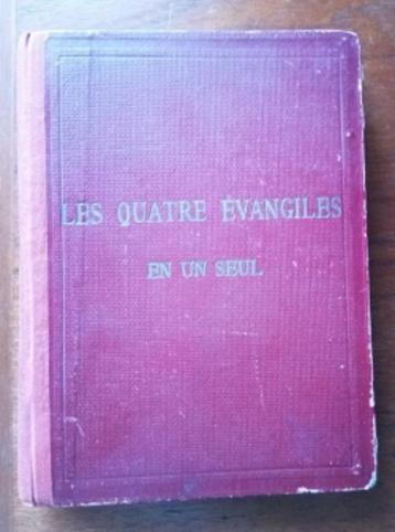 1907 Les 4 Evangiles en un seul chanoine A Weber beschikbaar voor biedingen