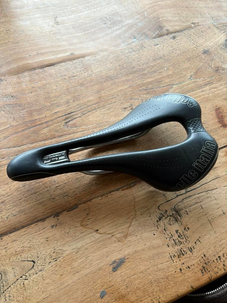 Selle italia zadel, Fietsen en Brommers, Fietsonderdelen, Zo goed als nieuw, Zadel, Ophalen