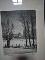 Gravure, Emiel De Cooman, Ferme de Tivoli, Antiquités & Art, Art | Eaux-fortes & Gravures, Enlèvement ou Envoi