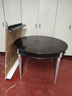 Table ronde 110 cm avec rallonge 80 cm GRATUIT, Enlèvement, Utilisé