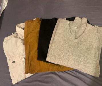 Lot de 4 pull -  veste - chemise -  Homme (L) bonnes marques beschikbaar voor biedingen