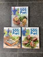 SOS PIET set van 3 kookboeken Piet Huysentruyt, Ophalen, Zo goed als nieuw
