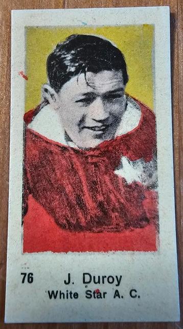 1930s (pre panini) 76. J. Duroy White Star A.C. beschikbaar voor biedingen
