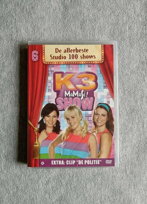 NIEUW - DVD - Show - K3 - Mamasé show - Studio 100 - €4,50, Cd's en Dvd's, Dvd's | Kinderen en Jeugd, Nieuw in verpakking, Tv fictie