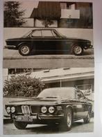 BMW 2800 CS 2000 + tilux 1969 2500 press photo persfoto LOT, Verzenden, Gelezen, BMW