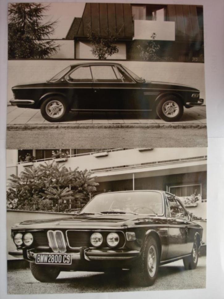 BMW 2800 CS 2000 + tilux 1969 2500 press photo persfoto LOT, Boeken, Auto's | Folders en Tijdschriften, Gelezen, BMW, Verzenden