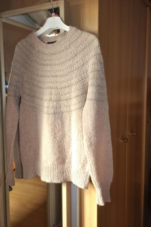 Pull rose maille chaude Caroll taille S en t état, Kleding | Dames, Truien en Vesten, Gedragen, Maat 36 (S), Roze, Ophalen of Verzenden
