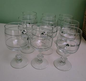 9 Irish Coffee Glazen beschikbaar voor biedingen