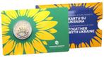 Litouwen 2023 - Samen met Oekraïne - 2 euro BU in coincard, Postzegels en Munten, 2 euro, Setje, Ophalen of Verzenden