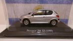 PEUGEOT 206XS 99.NEUVE 1/43 BLISTER ORIGINE+VITRINE, Ophalen of Verzenden, Nieuw, Auto, Overige merken