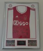 Maillot de l'équipe Ajax 2018/19 dédicacé + COA, Enlèvement ou Envoi, Comme neuf, Maillot