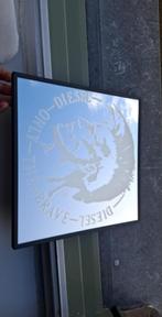 Spiegel uniek diesel, Huis en Inrichting, Woonaccessoires | Spiegels, Vierkant, Ophalen of Verzenden, Zo goed als nieuw, Minder dan 100 cm