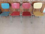 4 retro stoelen, Verzamelen, Retro, Ophalen of Verzenden