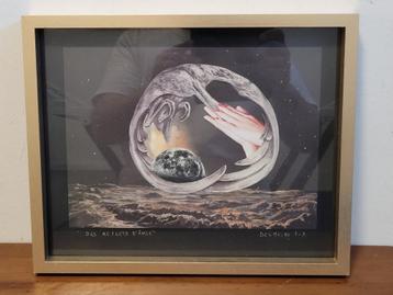 Collage-ontwerp met kunstwerk Francois-Xavier Delmeire  beschikbaar voor biedingen