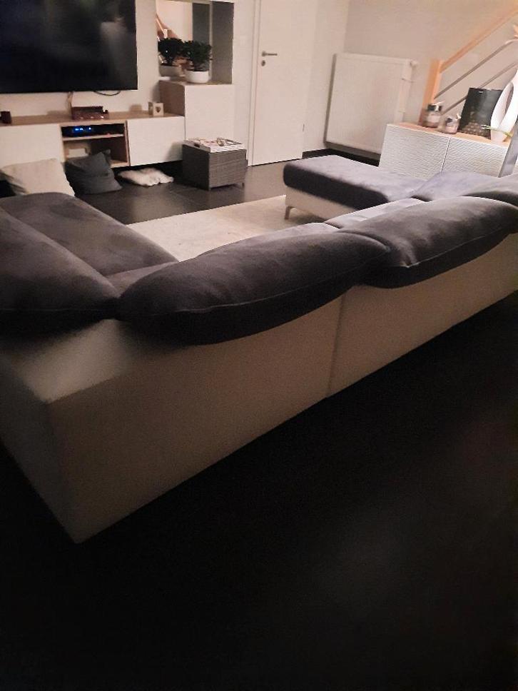 Salon, Huis en Inrichting, Zetels | Zetels, Zo goed als nieuw, Hoekbank, Overige maten, 150 tot 200 cm, Leer, Ophalen