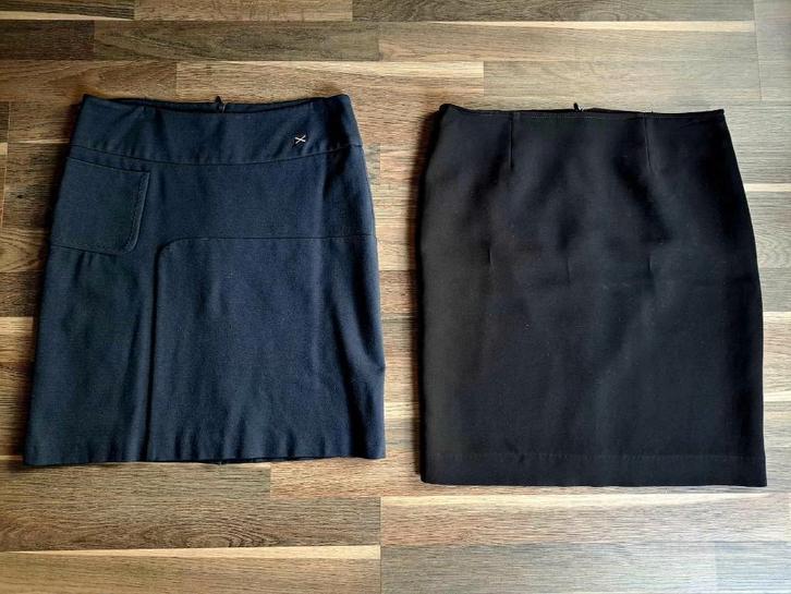 Recht rokje, Natan of Scapa, M en L, Kleding | Dames, Rokken, Zo goed als nieuw, Maat 38/40 (M), Blauw, Boven de knie, Ophalen of Verzenden