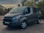 Ford Transit Costum Automaat 170Pk Euro6b Dubbel Cabine, Auto's, 186 g/km, 4 cilinders, 128 kW, Bedrijf