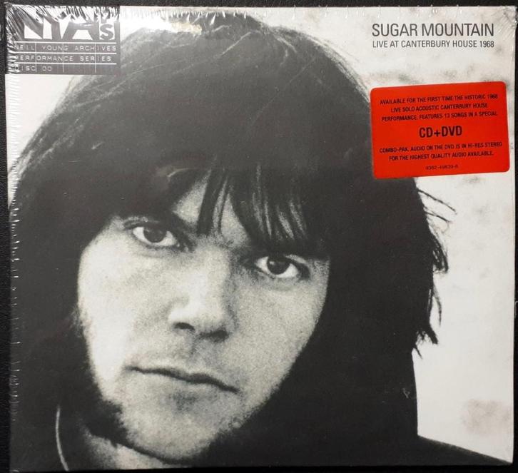 NEIL YOUNG - Sugar mountain: Live Canterbury '68 (CD&DVD), Cd's en Dvd's, Cd's | Rock, Singer-songwriter, Ophalen of Verzenden