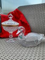 2 bols à bonbons en cristal Bonbonierre, Antiquités & Art, Antiquités | Verre & Cristal, Enlèvement ou Envoi