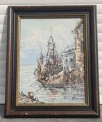 Huile sur toile marine signe florence, Ophalen of Verzenden