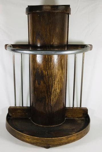 Antieke design houten Art Deco paraplubak 20’s 30’s beschikbaar voor biedingen