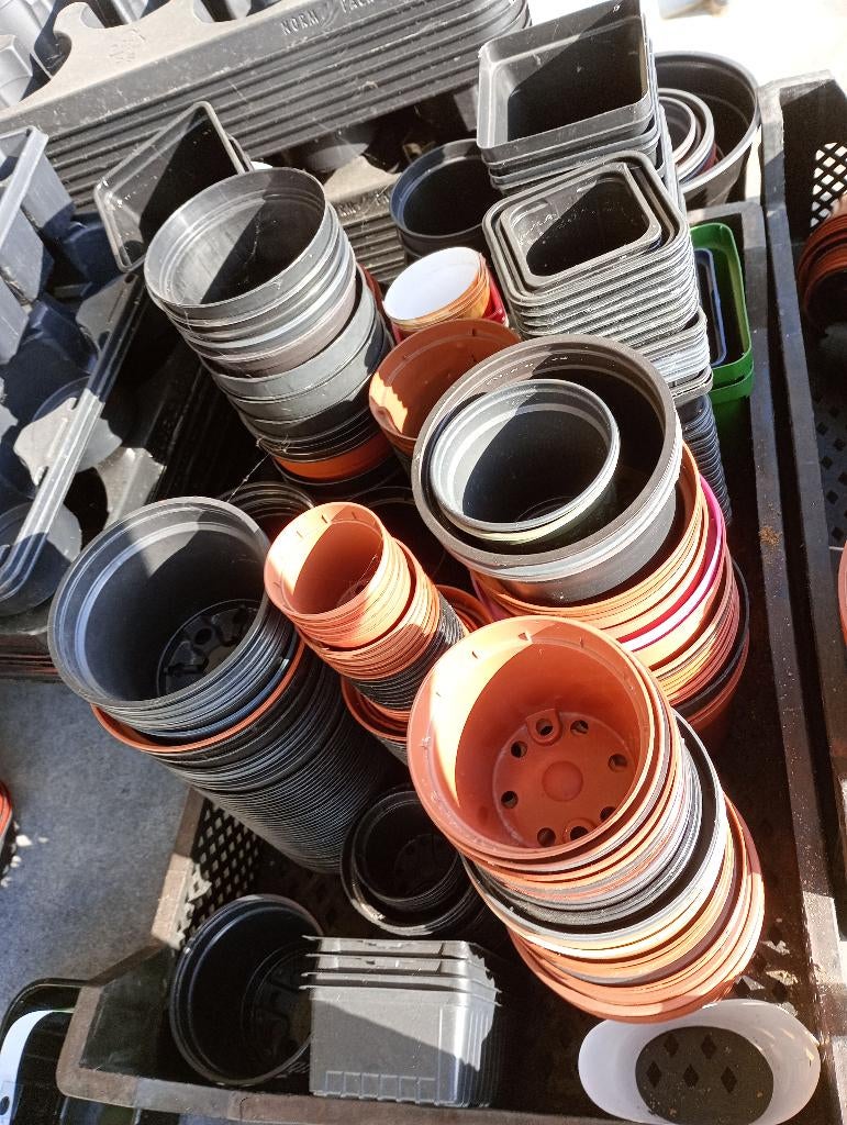 pots, pot, pot de fleurs, pot à découper, Jardin & Terrasse, Pots de fleurs, Comme neuf, Synthétique, Intérieur, Balcon, Jardin