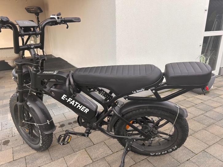 Fatbike E-Father v20 pro special edition, Fietsen en Brommers, Brommers | Overige merken, Zo goed als nieuw, Klasse A (25 km/u)