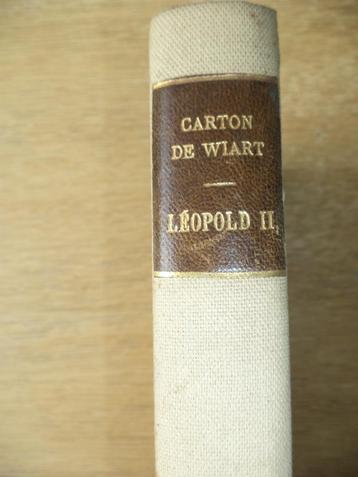 '44 Carton de Wiart LEOPOLD II dédicacé ministre Paul Struye