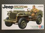 Tamiya Jeep Willy’s MB, Hobby en Vrije tijd, Modelbouw | Auto's en Voertuigen, Ophalen of Verzenden, Zo goed als nieuw, Tamiya
