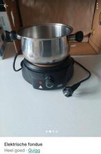 Electrisch fondue Quigg met stokjes, Ophalen of Verzenden, Zo goed als nieuw