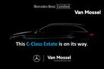 Mercedes-Benz C 200 d AMG Line Estate + LEDER + PANORAMISCH, Auto's, Mercedes-Benz, Automaat, Gebruikt, Euro 6, 4 cilinders