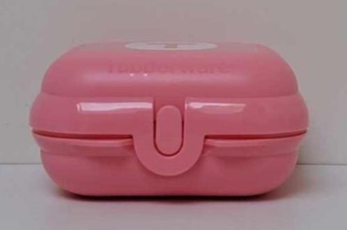 Tupperware™ « Snackbox - Big T » lichtroze, Huis en Inrichting, Keuken | Tupperware, Nieuw, Bus of Trommel, Wit, Paars, Verzenden