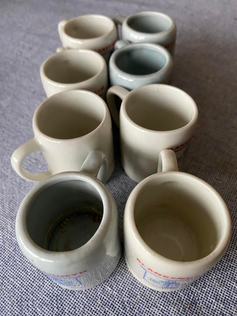 8 kleine jeneverglaasjes, Ophalen of Verzenden, Zo goed als nieuw