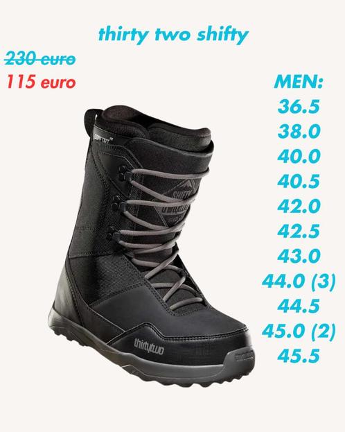 Thirty two snowboard boots mannen/vrouwen, Sport en Fitness, Snowboarden, Nieuw, Snowboots, Ophalen of Verzenden