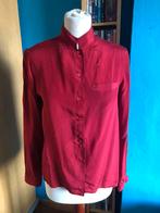 Vintage zijden blouse, Taille 36 (S), Porté, Alberto Apesi, Rouge