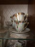 Antique early 20th century iridescent coffee tea service, Ophalen of Verzenden