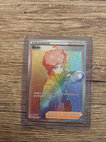 Pokemon Sword & Shield Secret Rare Bede 207/202 beschikbaar voor biedingen
