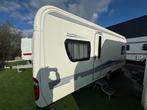 Hobby Excelsior 560 C, Caravans en Kamperen, Schokbreker, Rondzit, 7 tot 8 meter, Bedrijf