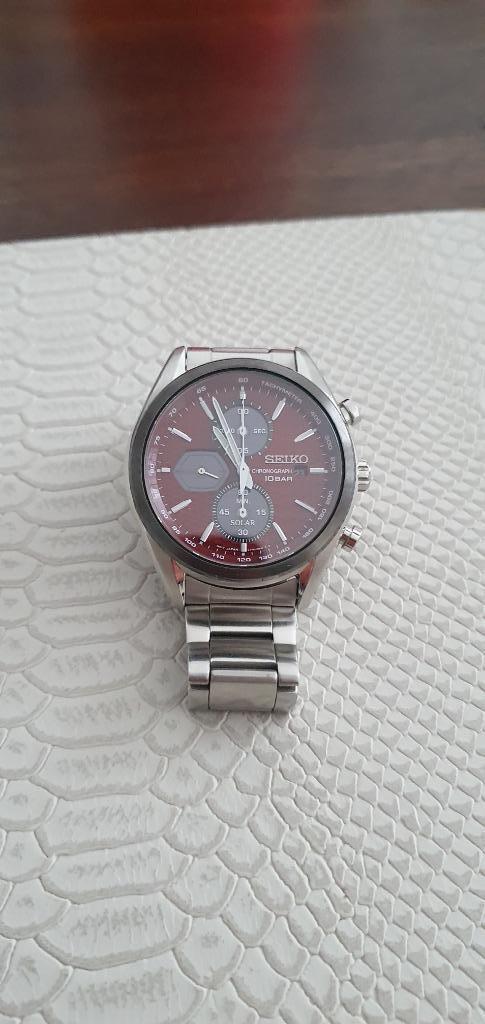 SEIKO polshorloge, 1 jaar oud, voor man, Handtassen en Accessoires, Horloges | Heren, Zo goed als nieuw, Polshorloge, Seiko, Staal