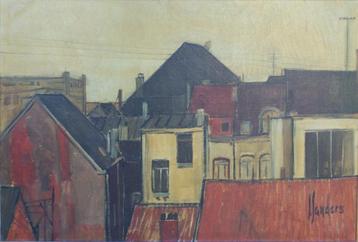Jan Sanders (1936): Rue du Chasseur, Bruxelles 1959 (104x74)