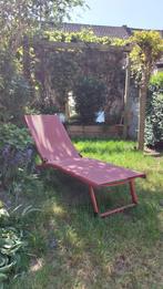 comfortabele ligstoel voor de tuin, Tuin en Terras, Ligbedden, Ophalen, Zo goed als nieuw, Aluminium, Verstelbaar