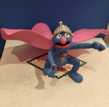 Tralala figurine Marie Leblon Super Grover sesame street disponible aux enchères