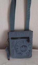 Kipling vintage washed blue + schoudertas met aap, Ophalen of Verzenden, Gebruikt, Blauw, Kipling