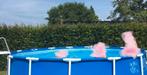 Groot Intex zwembad met warmtepomp en filter, Tuin en Terras, Zwembaden, Gebruikt, Ophalen