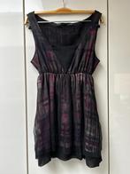 Zwart met paarse tanktop La Fée Maraboutée - Maat 38, Kleding | Dames, Maat 38/40 (M), Zwart, Ophalen of Verzenden, Zo goed als nieuw