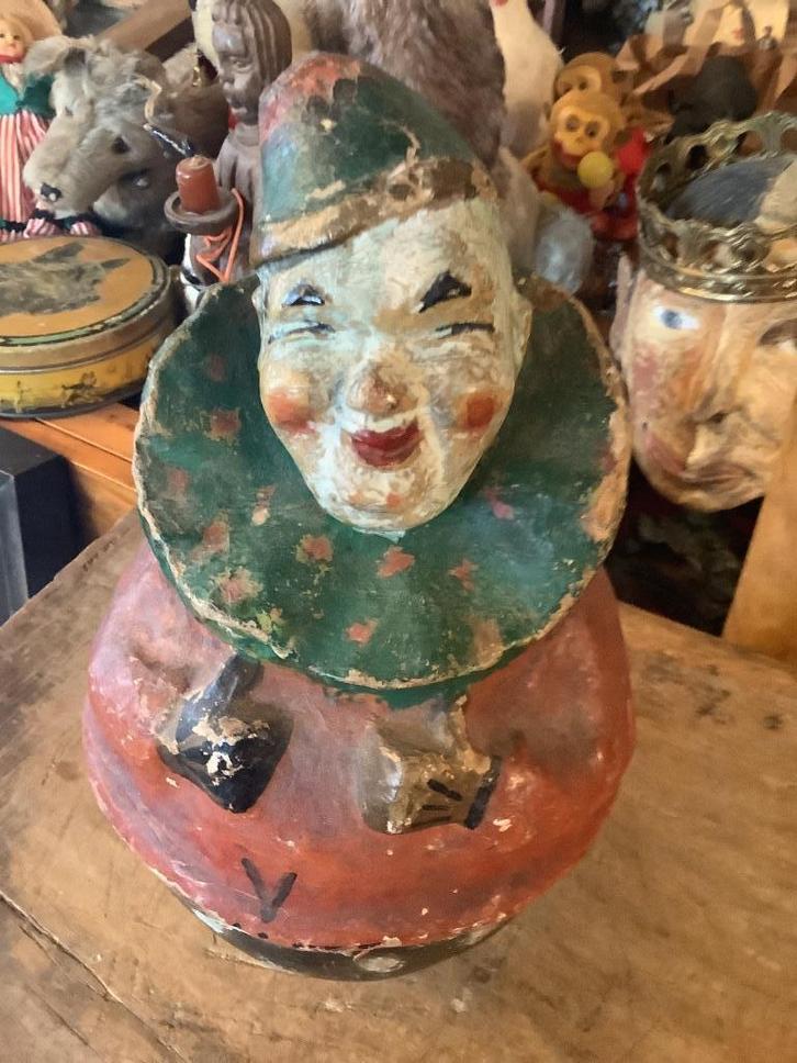 Exclusieve Clown ( meer dan 100 jaar oud), Antiek en Kunst, Kunst | Beelden en Houtsnijwerken, Ophalen