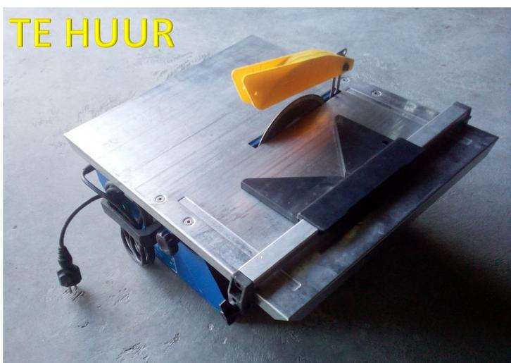 ### **Tegelzaagmachine Carat – TE HUUR**, Doe-het-zelf en Bouw, Gereedschap | Zaagmachines, Gebruikt, Overige typen, Minder dan 600 watt