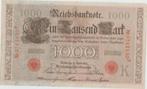 Reichsbanknote 1000 Mark 1910 Duitsland, Postzegels en Munten, Los biljet, Duitsland, Ophalen of Verzenden